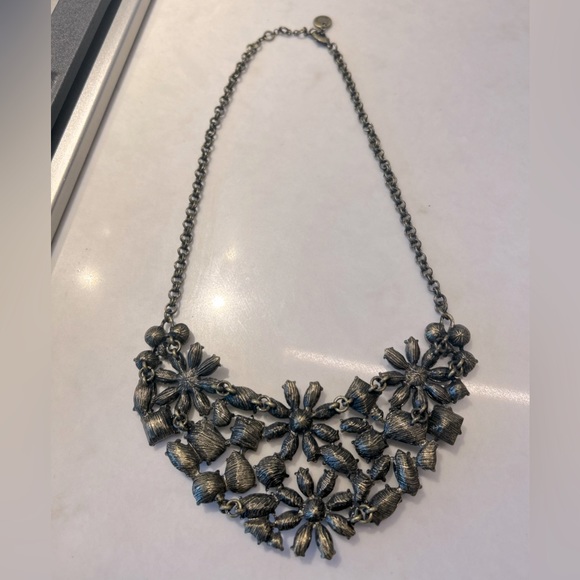 Cluster Rhinestone Necklace - Picture 3 of 4